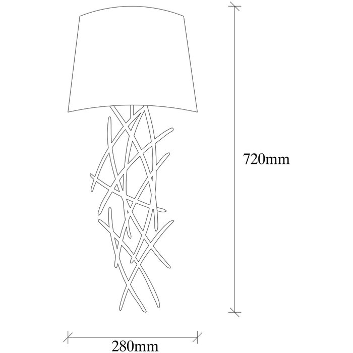 Opviq Asaf - 6988 Lámpara de pared blanco y negro Opviq Asaf - 6988 Lámpara de pared blanco y negro